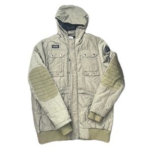 Men’s Army Green Coat, L, worn once
